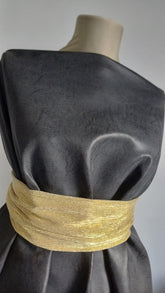 Imitație de piele Neagru spre Gri PIE1009